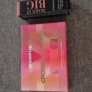 NIB Morphe BUNDLE Crowd Pleaser  Eyeshadow Palette & Make It Big Plumping Gloss